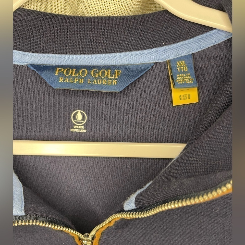 New Polo Ralph Lauren Men's Luxury Jersey Quarter-Zip Pullover XXL Navy‌‌‌‌‍‍‍‍‍ - Picture 8 of 11